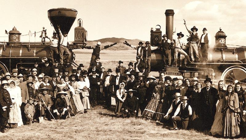 Transcontinental Railroad Completed In 1869, the railroads