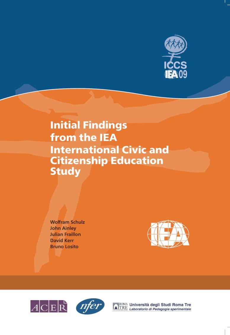 Report on initial findings Schulz, W., Ainley, J., Fraillon, J., Kerr, D. & Losito, B. (2010).