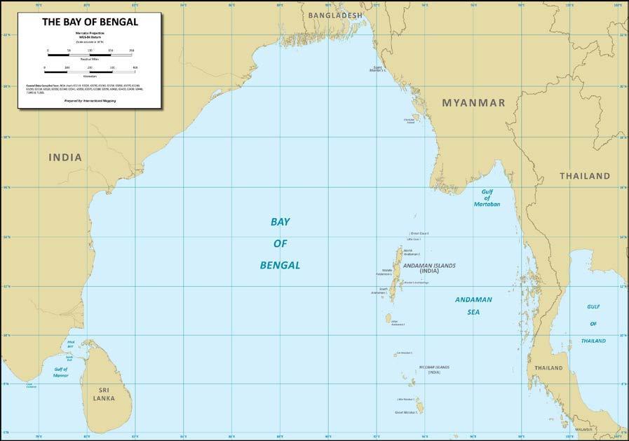 Figure 1. Map of the Bay of Bengal Source: The Award, p. 13. The map was submitted as Figure 2.1 in Bangladesh s Memorial submission.