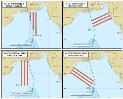 comes to the delimitation of an EEZ and continental shelf within 200 nm.
