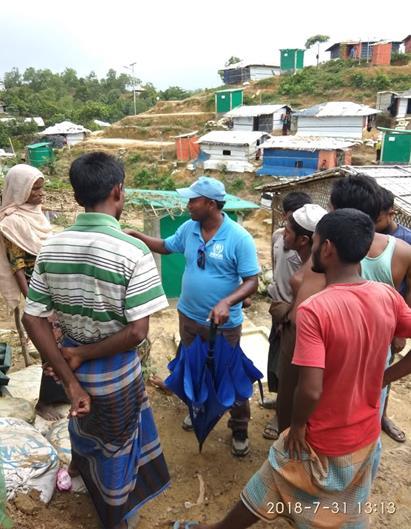 Over 12,800 persons have been verified through the Government of Bangladesh and UNHCR joint verification exercise, as of 15 August.