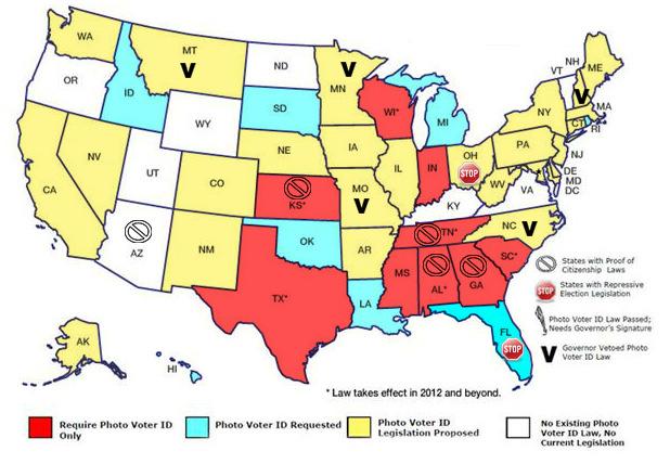 Figure 1 Recent changes to state voting legislation Source: The Lawyers Committee for Civil Rights Under Law 3.