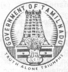 TAMIL NADU GOVERNMENT GAZETTE PUBLISHED BY AUTHORITY No.