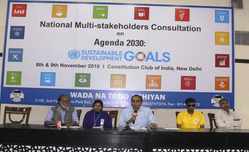Consultation Members from World Vision, Helpage India, Sight Savers
