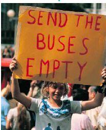 Section-1 Nixon s Southern Strategy {continued} Controversy over Busing Supreme Court rules school districts may bus to end segregation Students, parents in some cities protest angrily Nixon goes on