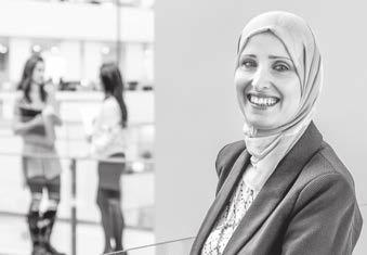 PAGE 20/24 FROM INTERN TO CLINICAL TRIAL ADMINISTRATOR Since the beginning of 2016, Rania Al Dairi has been on a journey, moving from unemployment to an unpaid internship, to landing her dream job as