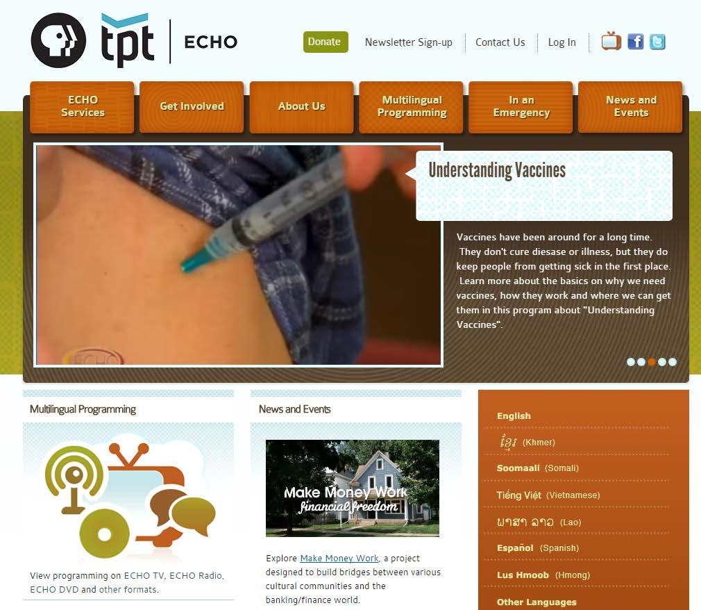 ECHO (Emergency, Community, Health, and Outreach) - tpt http://www.echominnesota.