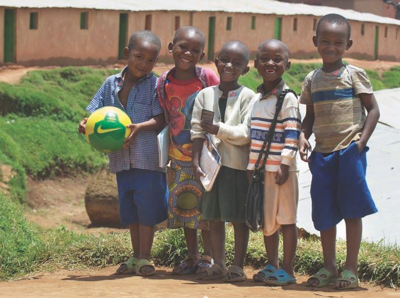 Refugee children from Gihembe Camp, in Rwanda, have benefitted from the MES alliance between FC Barcelona, Nike and UNHCR which raises funds for sports and education projects for young and vulnerable