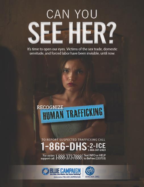 While Human Trafficking awareness training became mandatory through legislation, Congress
