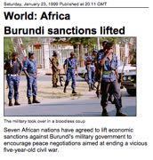 Burundi 1999