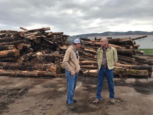 Local Business Helps Restore Columbia Gorge After Eagle Creek Fire Paul Jones, with Wyeast Logging Services in Hood River, discusses his business work to help restore the Columbia Gorge after the