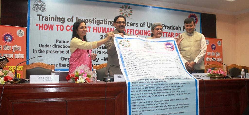 3. Addressing systemic drivers of slavery Panelists at the training for investigating officers in Uttar Pradesh.