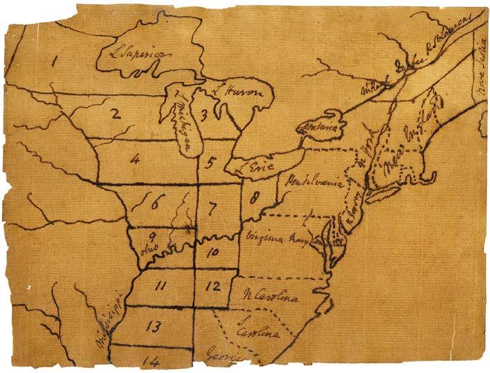Creating a Patchwork The Ordinance of 1784 never went into effect, primarily because Congress delayed setting up a survey of the territory so that the lands could be offered for sale.