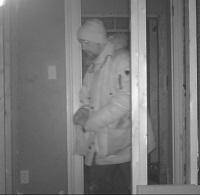 The front door was forced open and the suspect made off with multiple power tools. The suspect is described as a Caucasian male, 25-35 years, 5 8-5 10 (173cm 178cm), average build, with a full goatee.