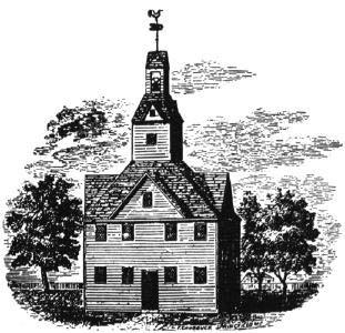 3 A drawing of a colonial New England Town Meeting House. http://www.horizonview.