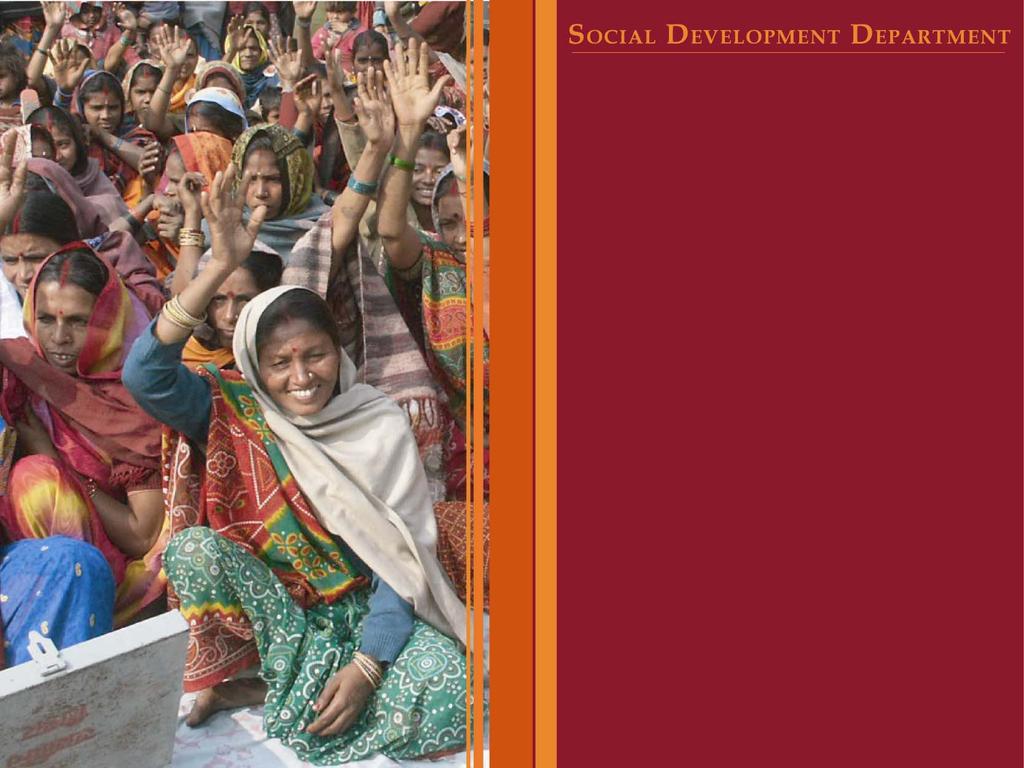 THE WORLD BANK Increasing Social Inclusion through Social
