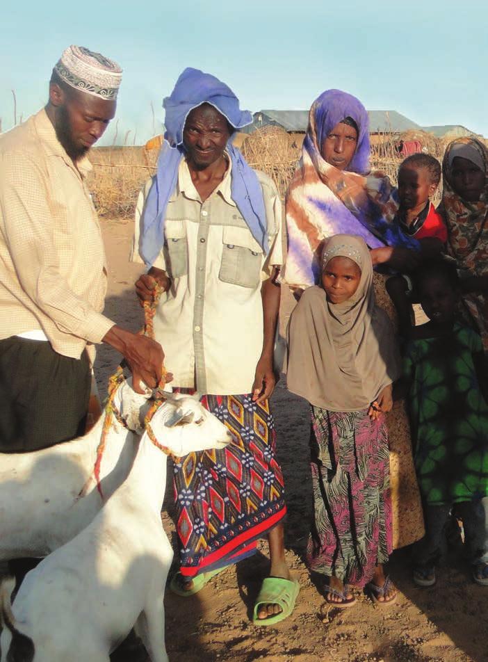 Projects like our dairy goats and water tankers give recipients an opportunity to earn a living while providing the basics like shelter, water, and