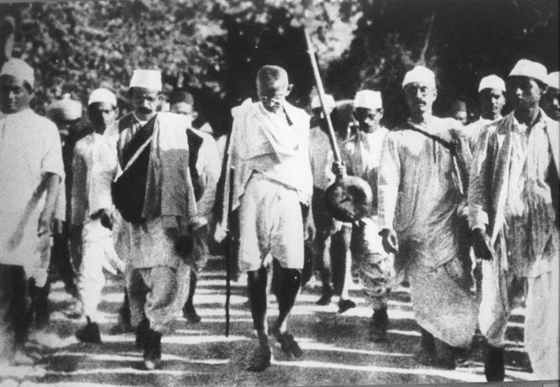 The Salt March Civil Disobedience Campaign 1930-35 March 1930 Salt March, 240 mile trek from