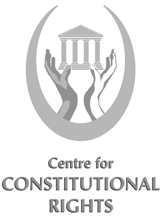 CENTRE FOR CONSTITUTIONAL RIGHTS Upholding South Africa s Constitutional Accord Patron: The Hon Mr Justice Ian G Farlam Ms J Fubbs, MP Chairperson: Portfolio Committee on Trade and Industry
