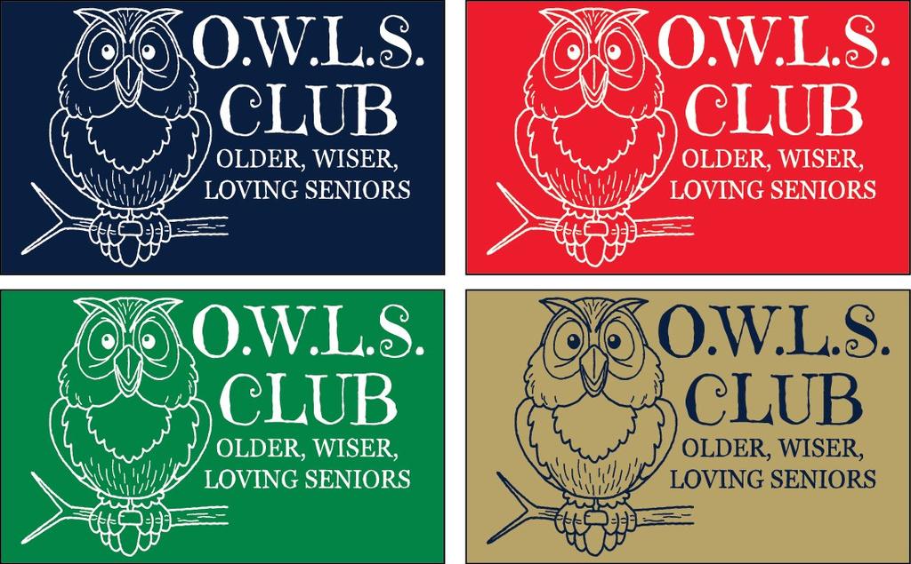 Show your O.W.L.S. Club spirit by sporting a club t-shirt!