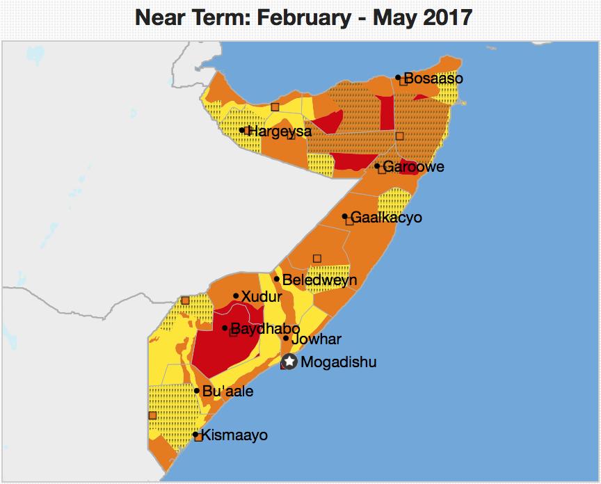 Somalia: Drought Response Situation Report No. 3 (as of 7 April 2017) Highlights Around 536,000 people have been displaced in Somalia due to drought since November 2016.