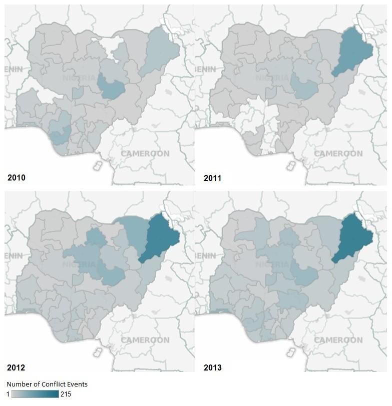 Nigeria 2009. Some believe that the programme has also created incentives, however, for diffuse militant groups to take up arms in order to secure a share of the dividends.