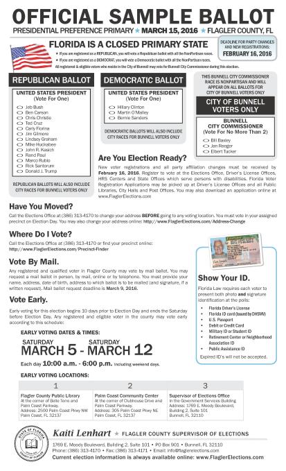 Voter Education A focused voter outreach program is essential to conducting a successful election.