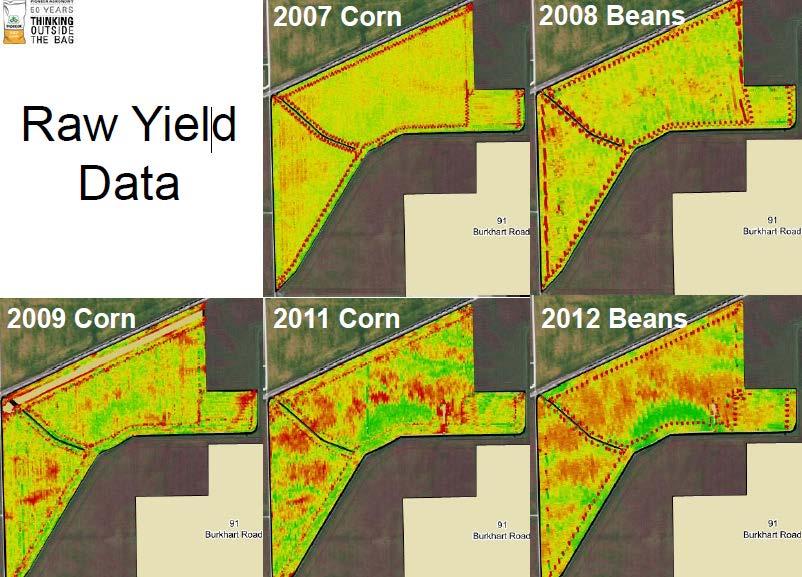 Multi-Year Yield Analysis Ø Minimum 4 years data Ø Corn and soybean data have