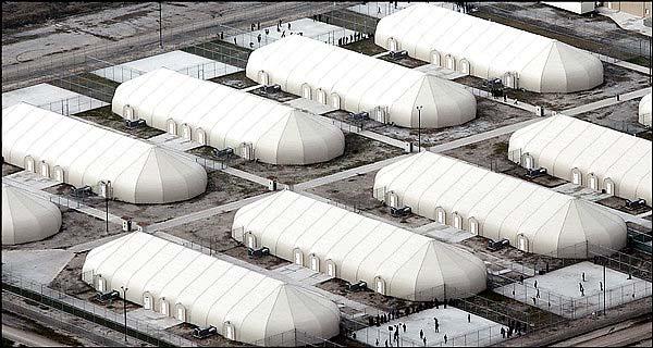 Tent City in Raymondville, TX:
