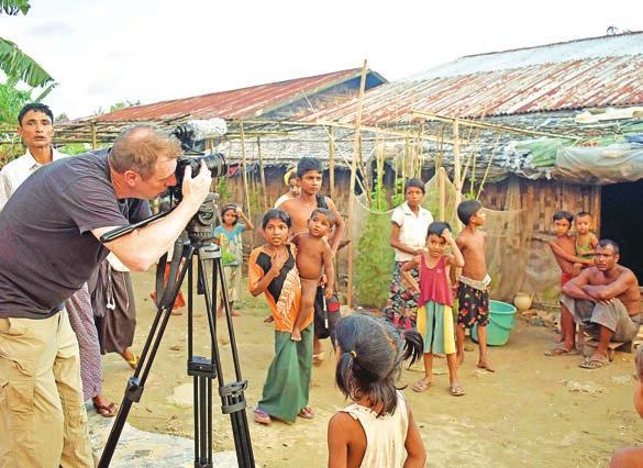 The media group reached Thet Kal Pyin Camp in Sittway and interviewed responsible officials about the resettlementprocess of the people staying in the camp.