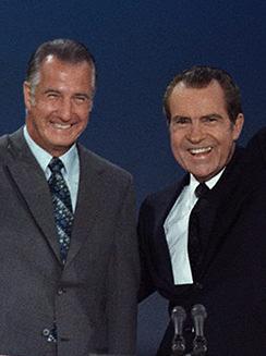 25 th Amendment, 1973-1974 November 4,1972 President Richard Nixon and Vice President Spiro Agnew are re-elected in a