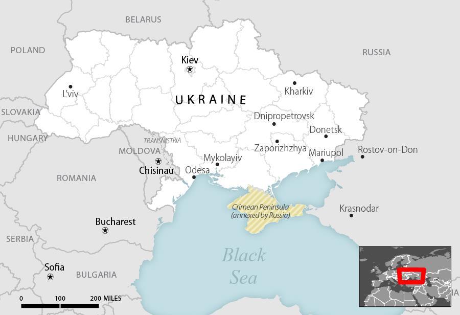 Figure 1. Ukraine Sources: Map created by CRS.