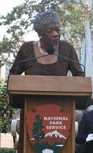 Literature Maya Angelou American autobiographer and poet She is best known for her series