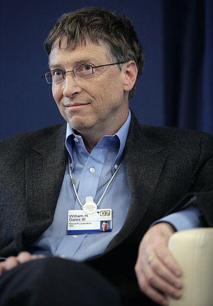 Computer Technology Bill Gates chairman of Microsoft, the software