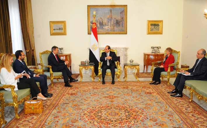 ICRC President Meets with Egyptian President Abdel Fattah el-sisi In August 31 st, President Peter Maurer of the ICRC met with President Abdel Fattah el-sisi of the Arab Republic of Egypt.