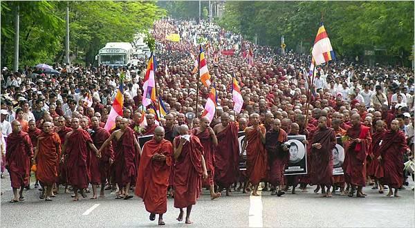 History of Refugees from Burma: Pro Democracy Movement Military junta government since 1962. 1988 protests led by Monks and student groups against oppression of Ne Win's military regime.