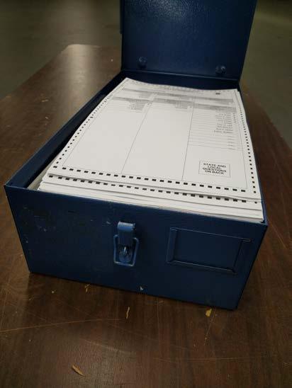 Step 18. Place all of the voted ballots into your metal Ballot Security Case.