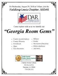 attended a workshop, Georgia Room Gems, to learn more about all the resources here in the Georgia Room!