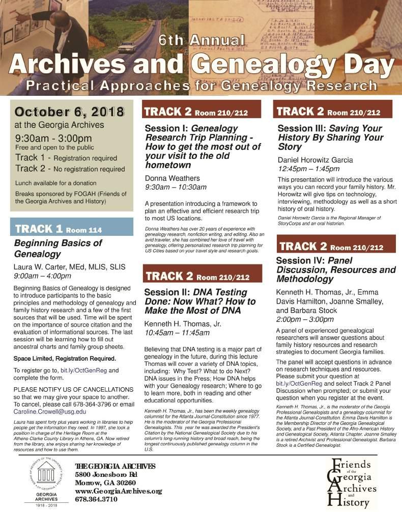 Join the Georgia Archives in celebrating Archives Month!