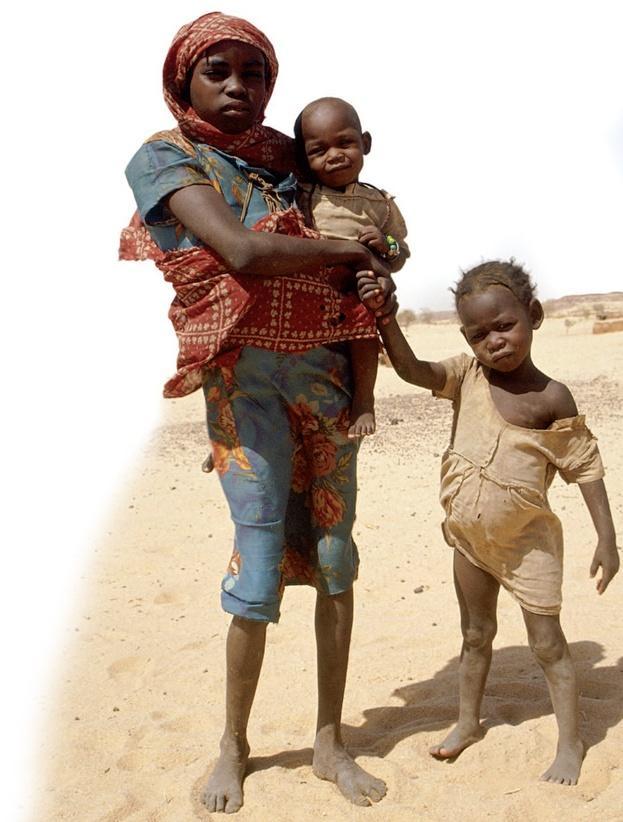 Section 2 Families in Africa moved to the city to escape drought and famine.