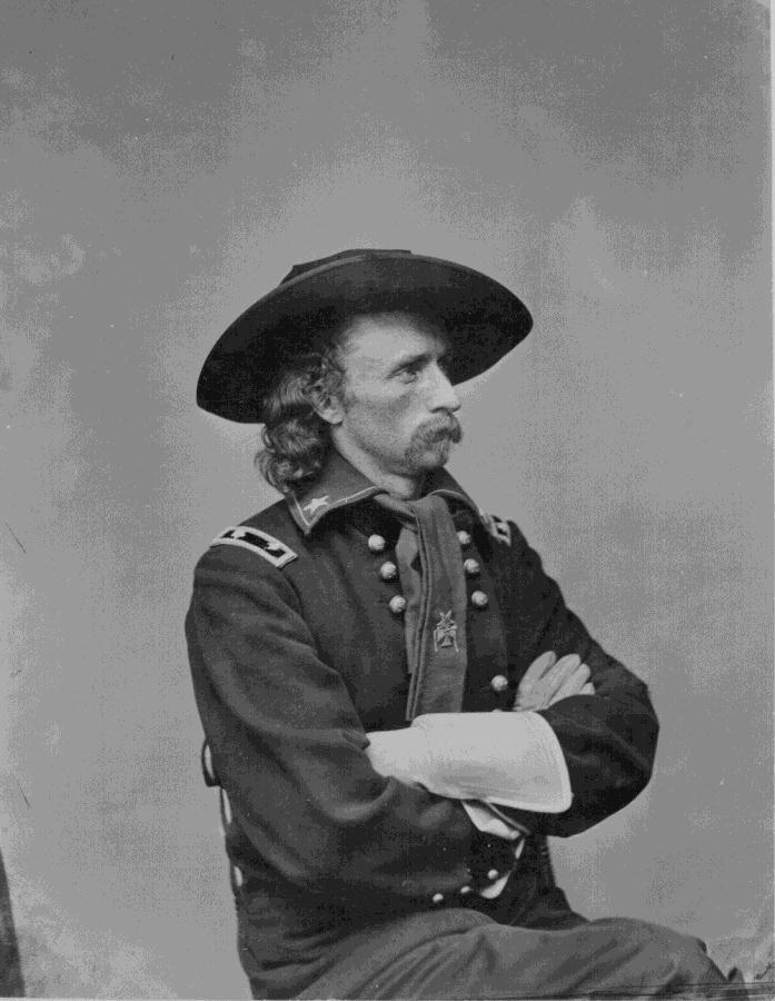 causes many small conflicts with Indians 1876 George Custer led troops to Little Big Horn,