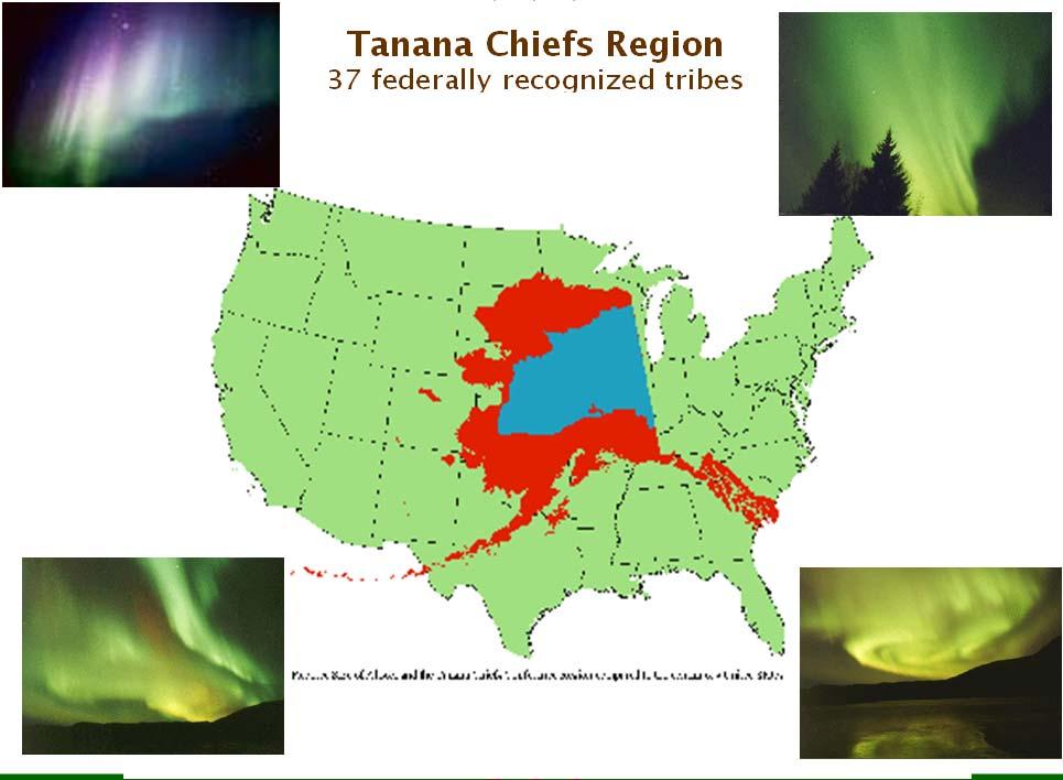 Tanana Chiefs Region 37 federally recognized tribes 229 federally recognized tribes in the state Tribal Law and