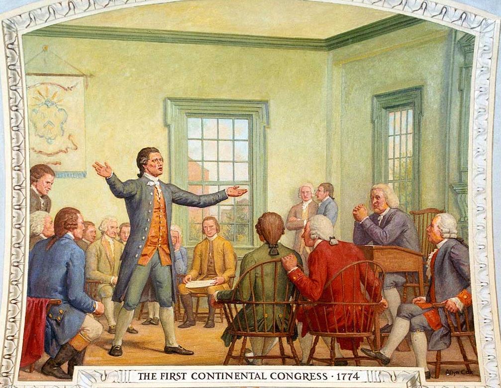 Before the Constitution: The Colonial and Revolutionary Experiences The First Continental Congress (1774)