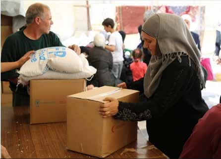 2 SYRIA Recently introduced early recovery activities proceed in Rural Damascus, Homs and Lattakia Under the recently introduced voucher-based nutrition programme, vouchers are being distributed to