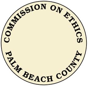 Palm Beach County Commission on Ethics Commissioners Michael S. Kridel, Chair Clevis Headley, Vice-Chair Michael F. Loffredo Judy M. Pierman Sarah L. Shullman Executive Director Mark E.