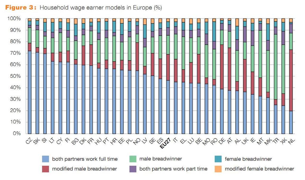 Household members and work Fifth European