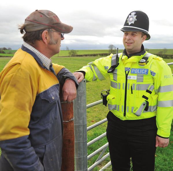Actions will include: Ensuring we understand the impact crime and anti-social behaviour has on people living in rural communities and provide an