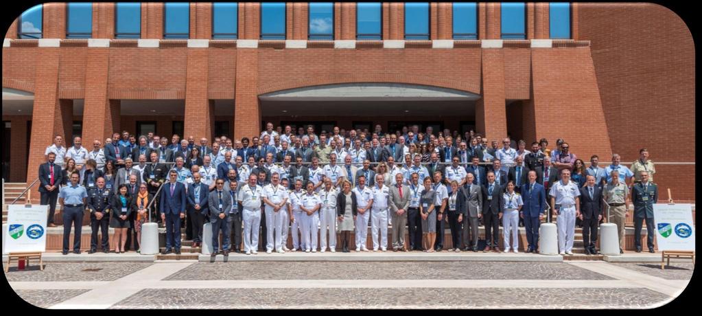 6 th SHADE MED Shared Awareness and De-confliction in the Mediterranean 6 th SHADE MED conference held in Rome on 19-20 June 2018 Attended by 242 representatives from 37 countries and 127