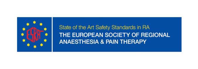 BY-LAWS European Society of Regional Anaesthesia & Pain Therapy (ESRA) TITLE I: CONSTITUTION The European Society of Regional Anaesthesia & Pain Therapy, referred to hereinafter as The Society.