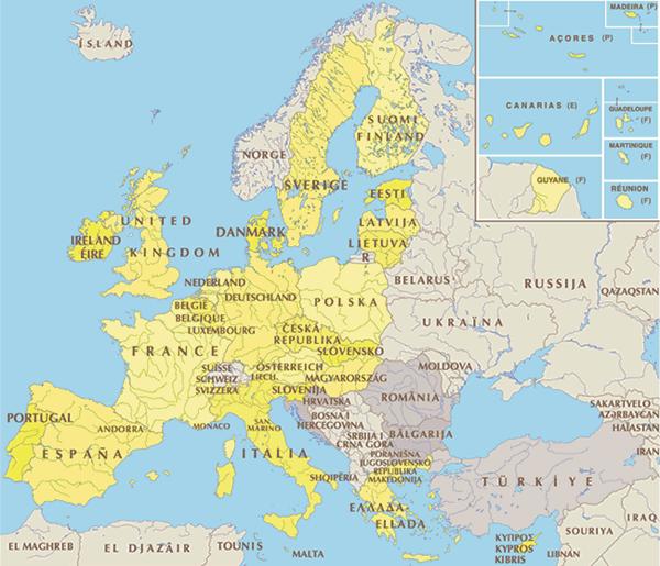 Map of Europe Seite 1